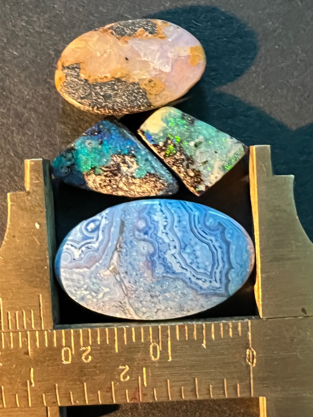 Australian Boulder Opal and Gemstone lot - Picture 5 of 6